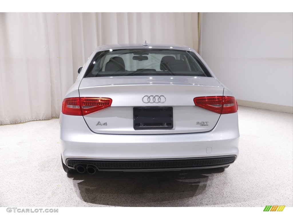 2014 A4 2.0T quattro Sedan - Ice Silver Metallic / Black photo #17