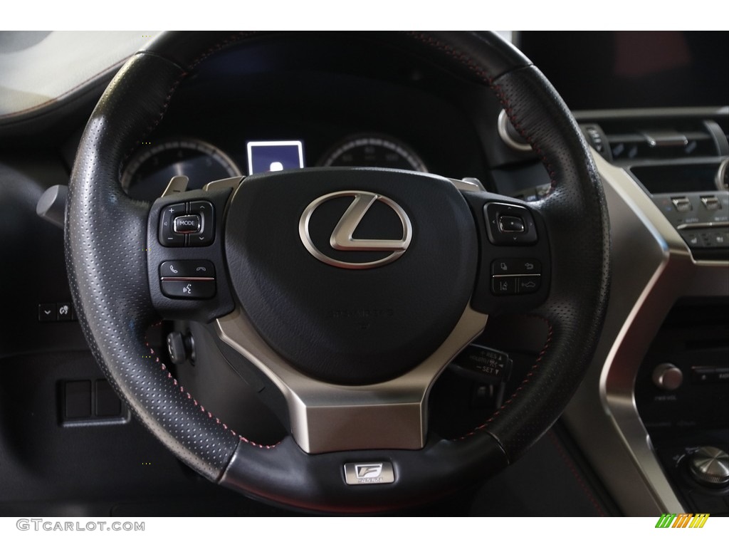 2019 NX 300 F Sport AWD - Caviar / Red photo #7