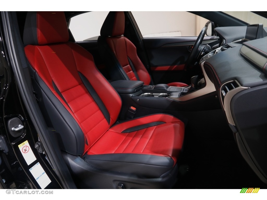 2019 NX 300 F Sport AWD - Caviar / Red photo #18