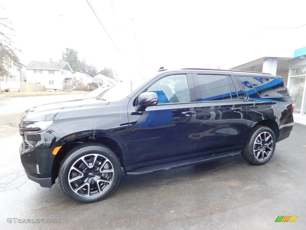 2023 Suburban RST 4WD - Black / Jet Black/Victory Red photo #1