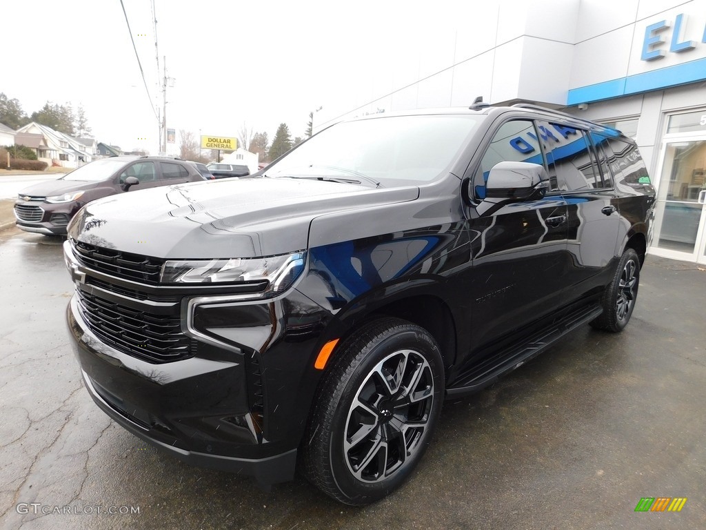 2023 Suburban RST 4WD - Black / Jet Black/Victory Red photo #2