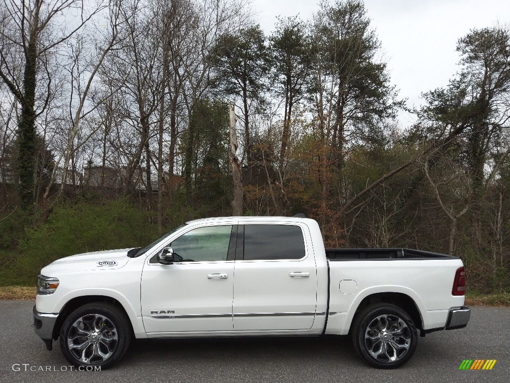 Ivory White Tri-Coat Pearl 2023 Ram 1500 Limited Crew Cab 4x4 Exterior Photo #145755872