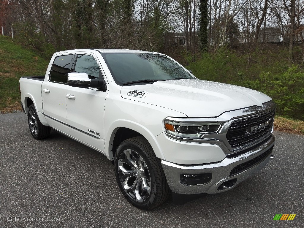Ivory White Tri-Coat Pearl 2023 Ram 1500 Limited Crew Cab 4x4 Exterior Photo #145755941