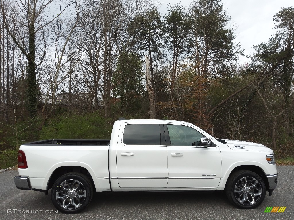 Ivory White Tri-Coat Pearl 2023 Ram 1500 Limited Crew Cab 4x4 Exterior Photo #145755968