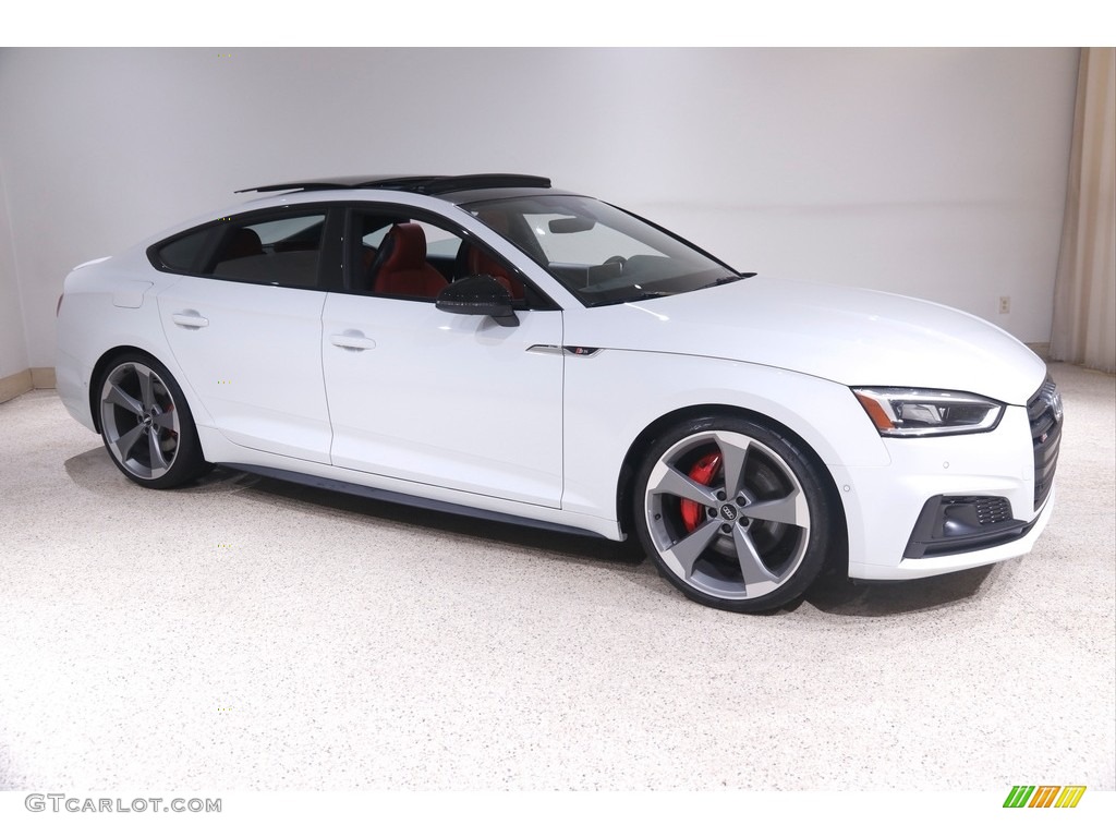 Ibis White 2019 Audi S5 3.0T quattro Sportback Exterior Photo #145756511