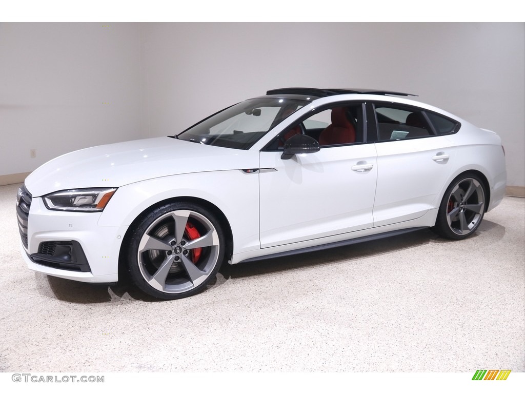 Ibis White 2019 Audi S5 3.0T quattro Sportback Exterior Photo #145756547