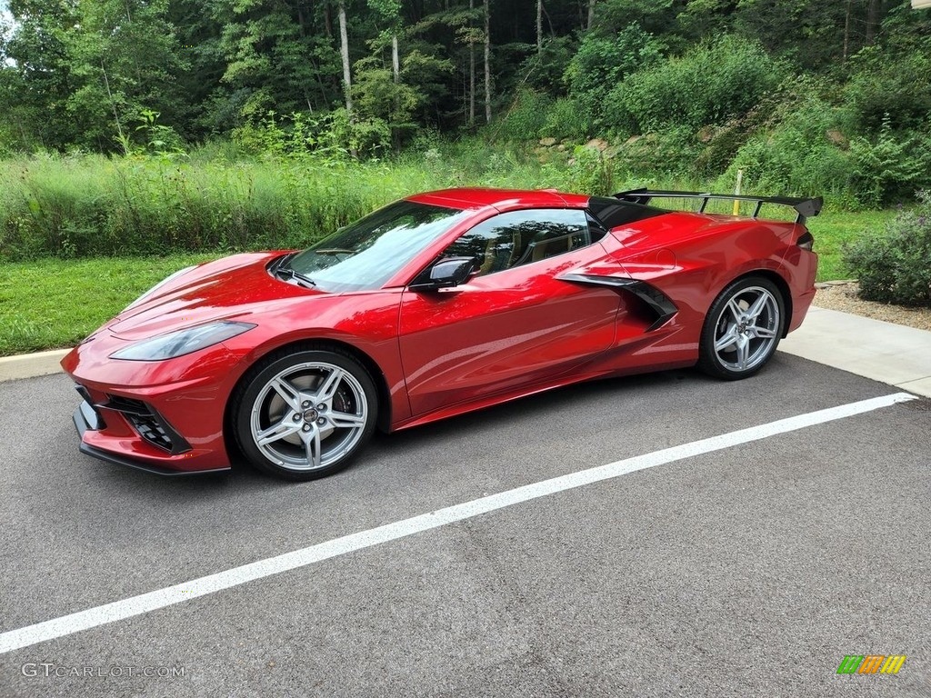 Red Mist Metallic Tintcoat 2023 Chevrolet Corvette Stingray Convertible Exterior Photo #145758083
