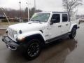 2020 Bright White Jeep Gladiator Overland 4x4  photo #6