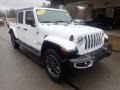 2020 Bright White Jeep Gladiator Overland 4x4  photo #8