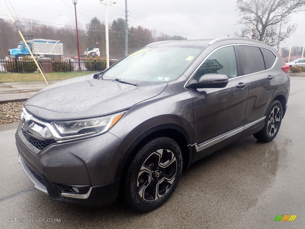2019 CR-V Touring AWD - Modern Steel Metallic / Gray photo #6