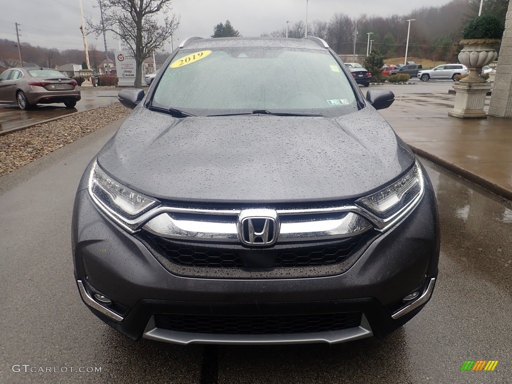 2019 CR-V Touring AWD - Modern Steel Metallic / Gray photo #7