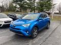 2018 Electric Storm Blue Toyota RAV4 XLE  photo #2