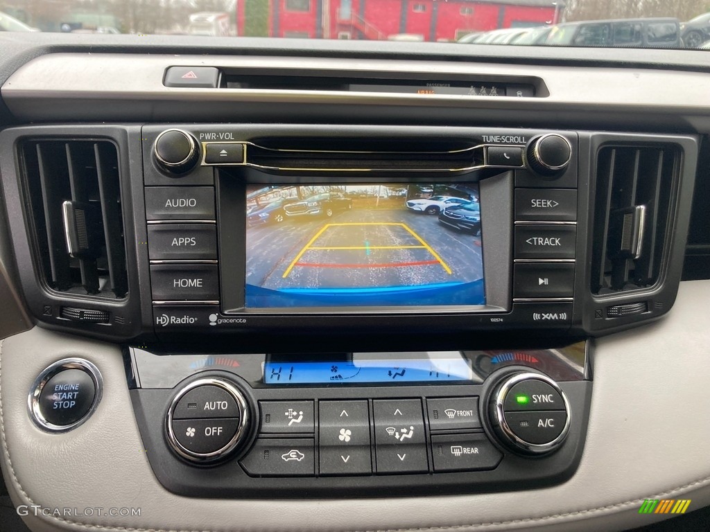 2018 RAV4 XLE - Electric Storm Blue / Black photo #14