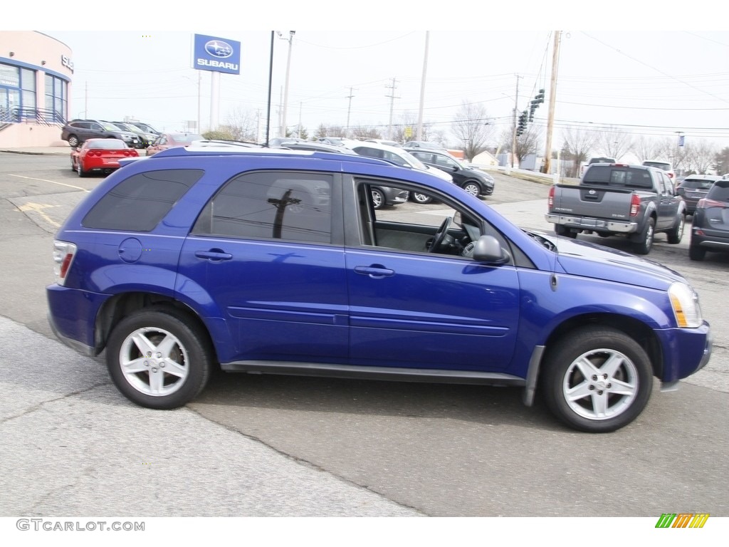 2005 Equinox LT AWD - Laser Blue Metallic / Light Gray photo #4