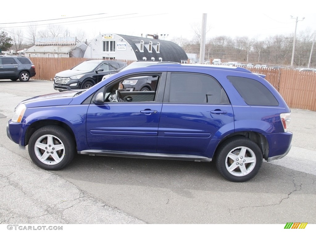 2005 Equinox LT AWD - Laser Blue Metallic / Light Gray photo #8