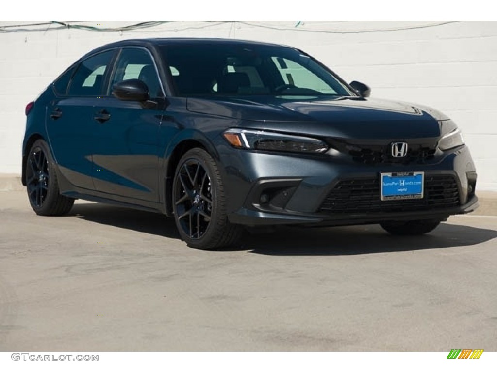 Meteorite Gray Metallic 2023 Honda Civic Sport Touring Hatchback