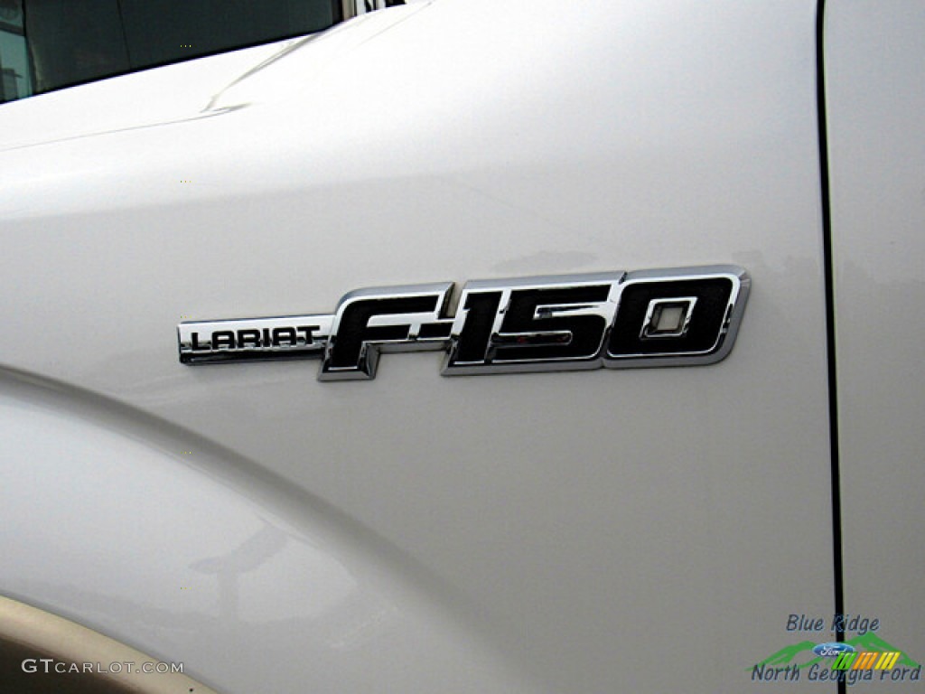 2011 F150 Lariat SuperCrew 4x4 - White Platinum Metallic Tri-Coat / Pale Adobe photo #29