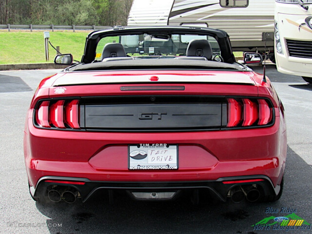 2020 Mustang GT Premium Convertible - Rapid Red / Ebony photo #4