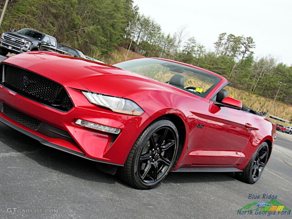 2020 Mustang GT Premium Convertible - Rapid Red / Ebony photo #27
