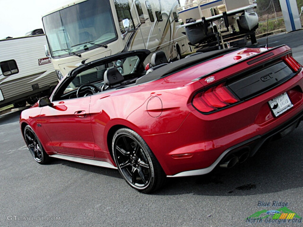 2020 Mustang GT Premium Convertible - Rapid Red / Ebony photo #30