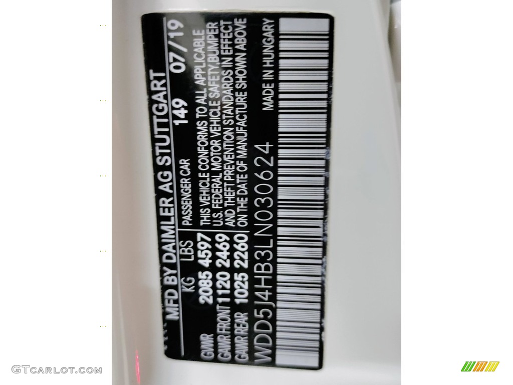 2020 CLA 250 4Matic Coupe - Polar White / Black photo #34