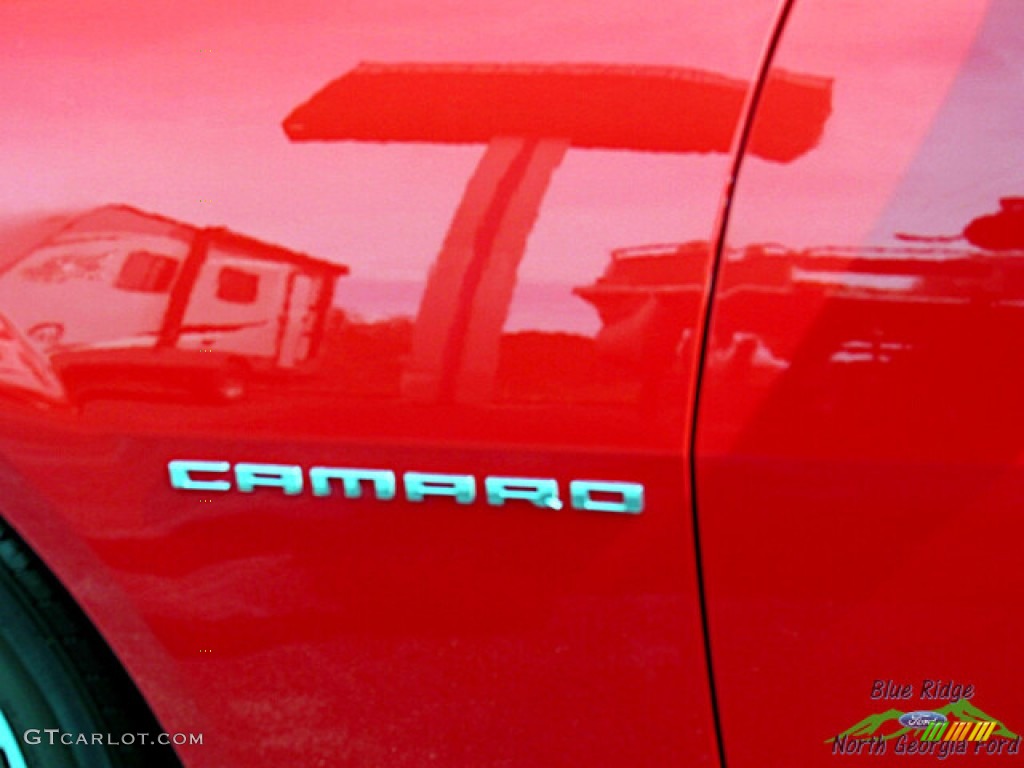 2015 Camaro LS Coupe - Red Hot / Black photo #24
