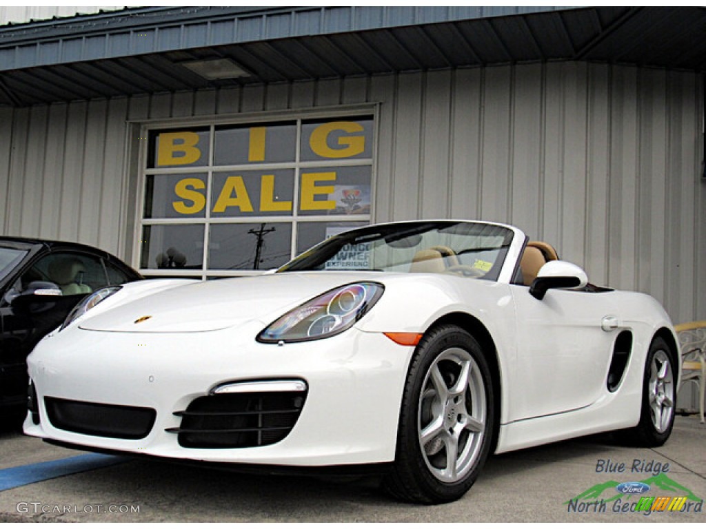 2016 Boxster  - White / Luxor Beige photo #1