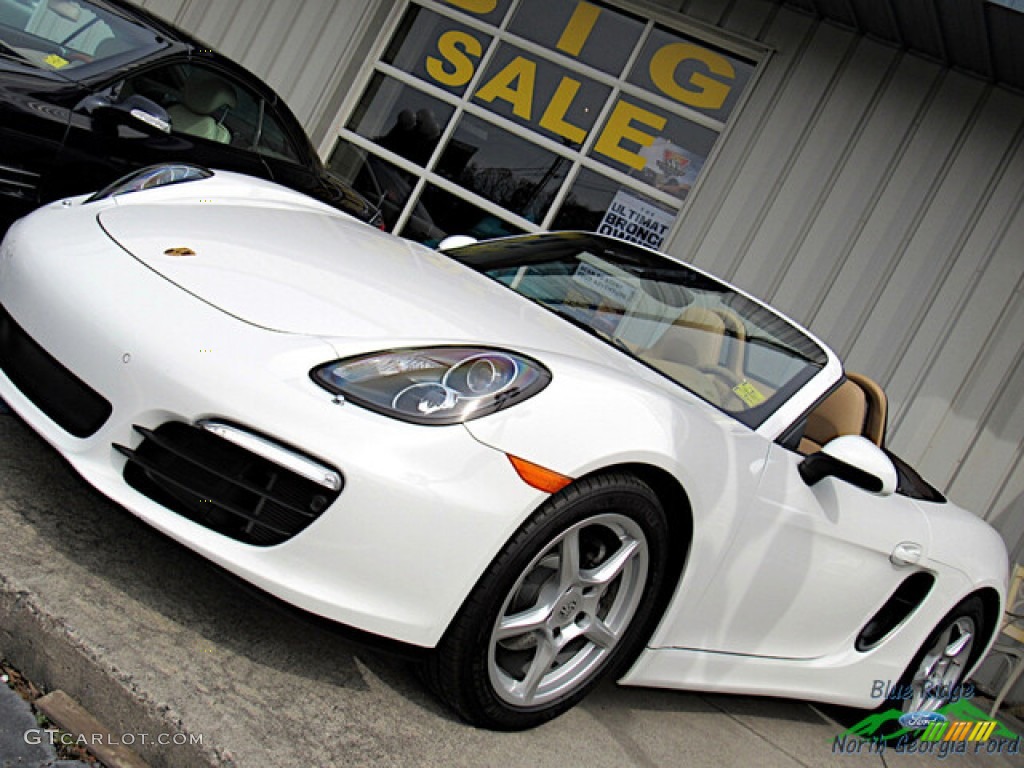 2016 Boxster  - White / Luxor Beige photo #28