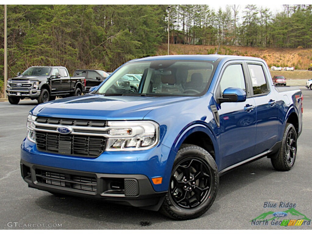 Atlas Blue Metallic 2023 Ford Maverick Lariat AWD Exterior Photo
