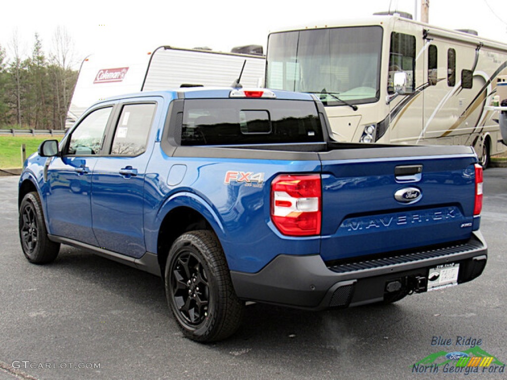 Atlas Blue Metallic 2023 Ford Maverick Lariat AWD Exterior Photo #145762531