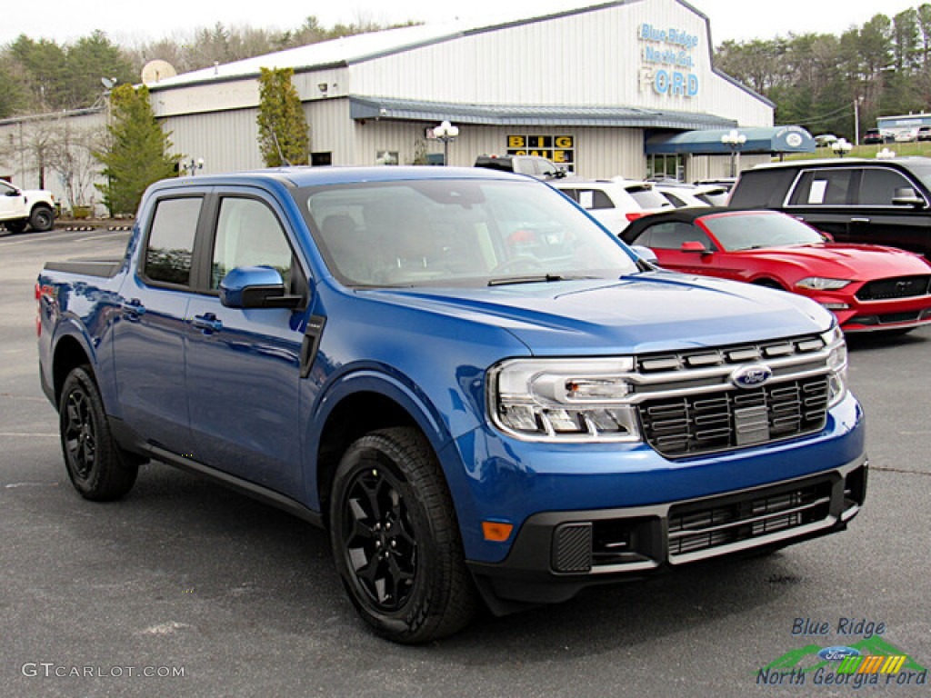 Atlas Blue Metallic 2023 Ford Maverick Lariat AWD Exterior Photo #145762567