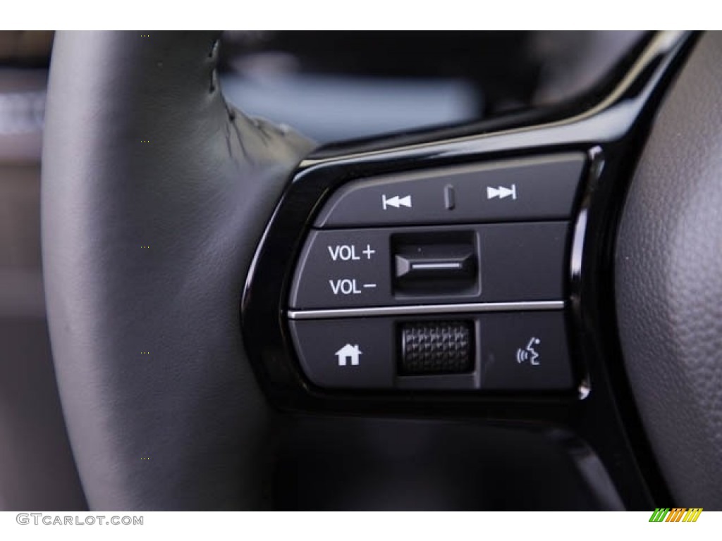 2023 Honda CR-V EX-L Black Steering Wheel Photo #145763302