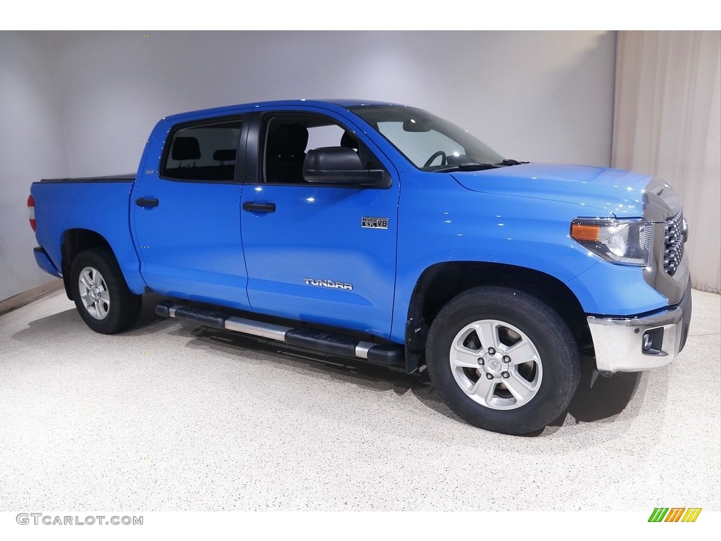 2020 Tundra SR5 CrewMax 4x4 - Voodoo Blue / Black photo #1