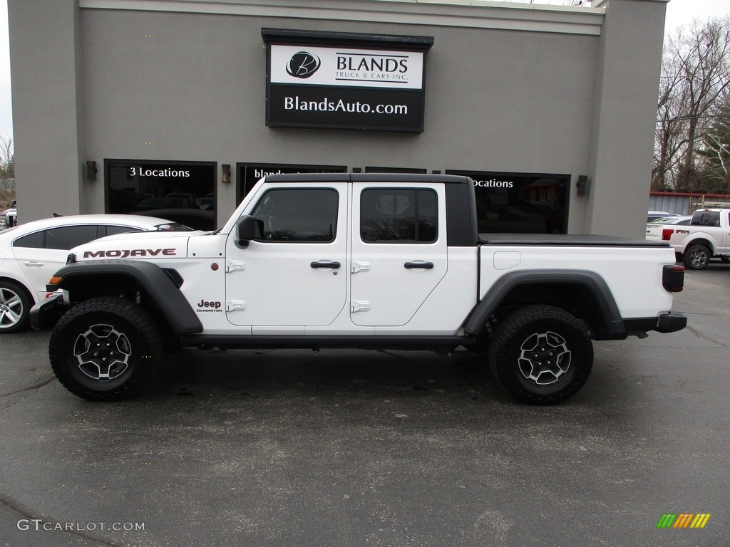 2021 Gladiator Mojave 4x4 - Bright White / Black photo #1