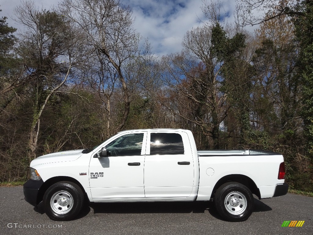Bright White 2023 Ram 1500 Classic Tradesman Crew Cab 4x4 Exterior Photo #145763583