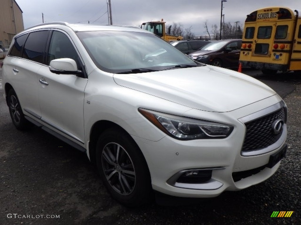 Majestic White 2016 Infiniti QX60 AWD Exterior Photo #145763613