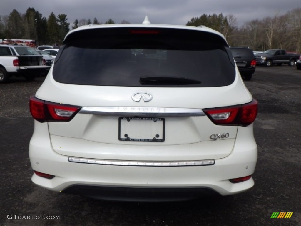 2016 QX60 AWD - Majestic White / Graphite photo #5