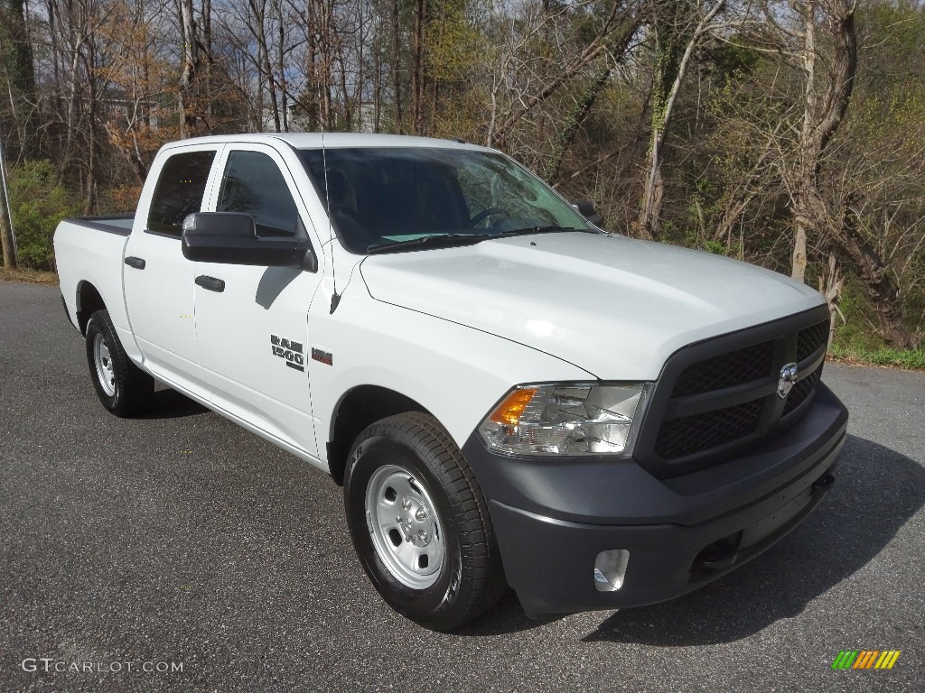 Bright White 2023 Ram 1500 Classic Tradesman Crew Cab 4x4 Exterior Photo #145763652