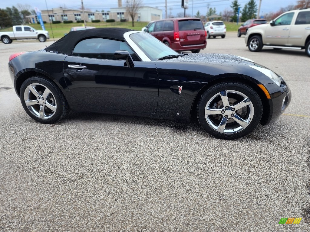 2008 Solstice GXP Roadster - Mysterious Black / Ebony photo #4