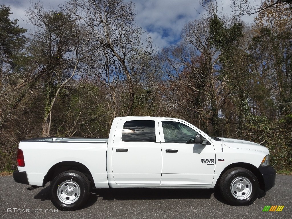 Bright White 2023 Ram 1500 Classic Tradesman Crew Cab 4x4 Exterior Photo #145763683