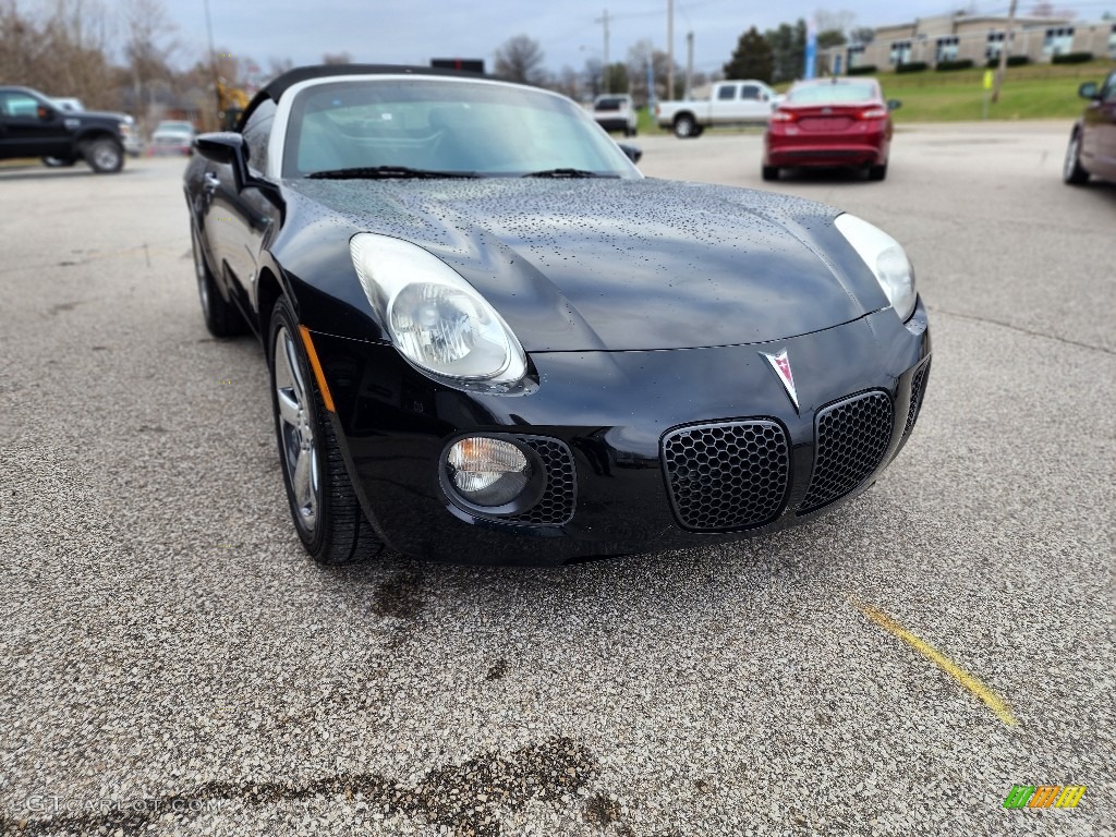 2008 Solstice GXP Roadster - Mysterious Black / Ebony photo #5