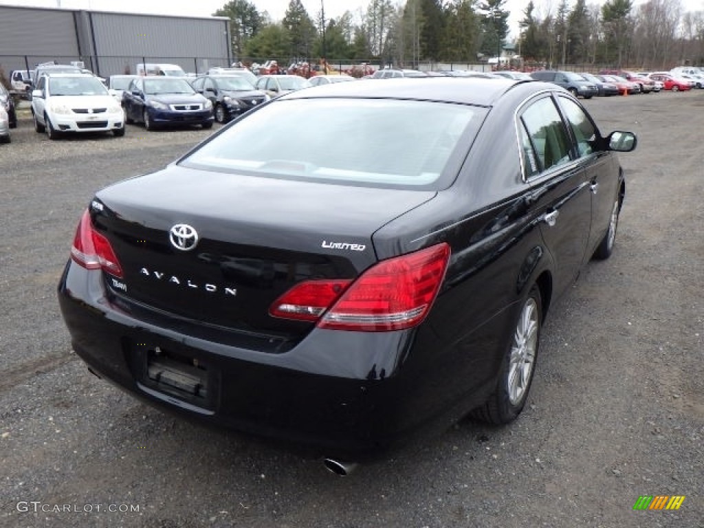 2008 Avalon Limited - Black / Ivory Beige photo #4