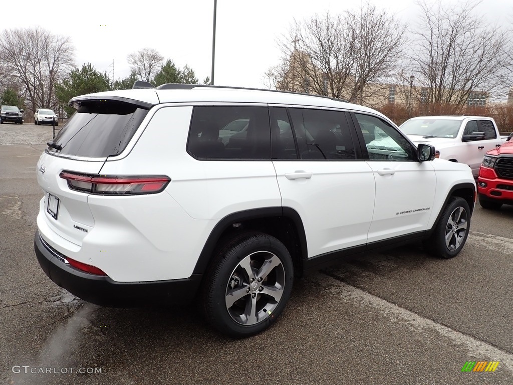 2023 Grand Cherokee L Limited 4x4 - Bright White / Global Black photo #5