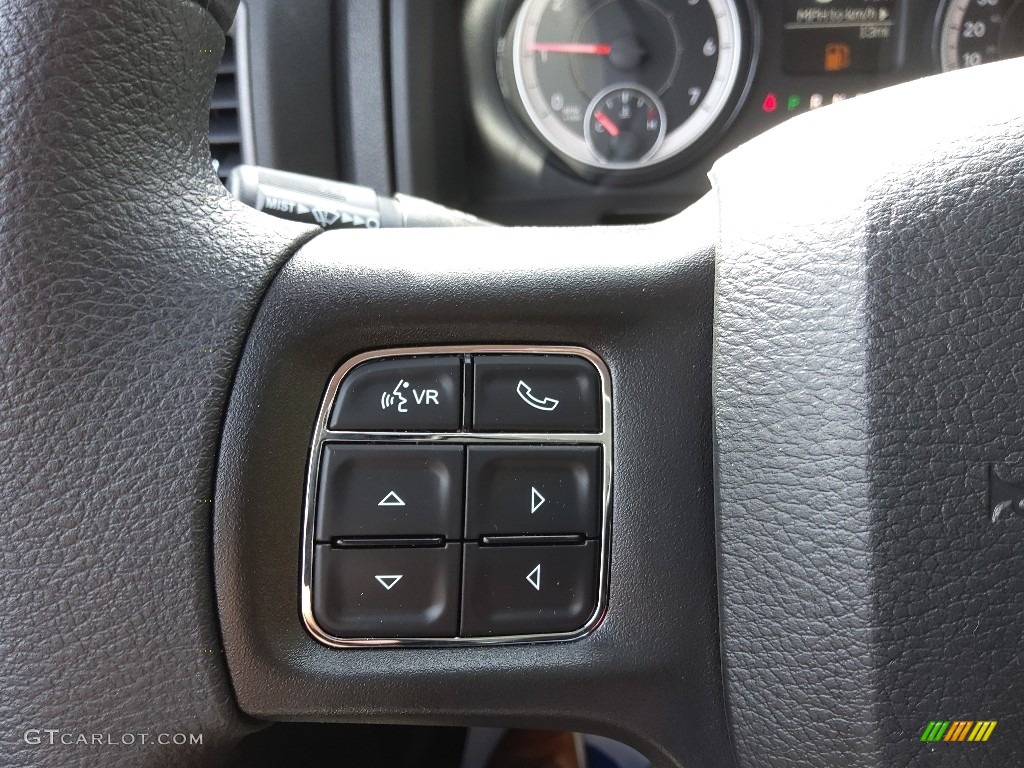 2023 Ram 1500 Classic Tradesman Crew Cab 4x4 Diesel Gray/Black Steering Wheel Photo #145764027