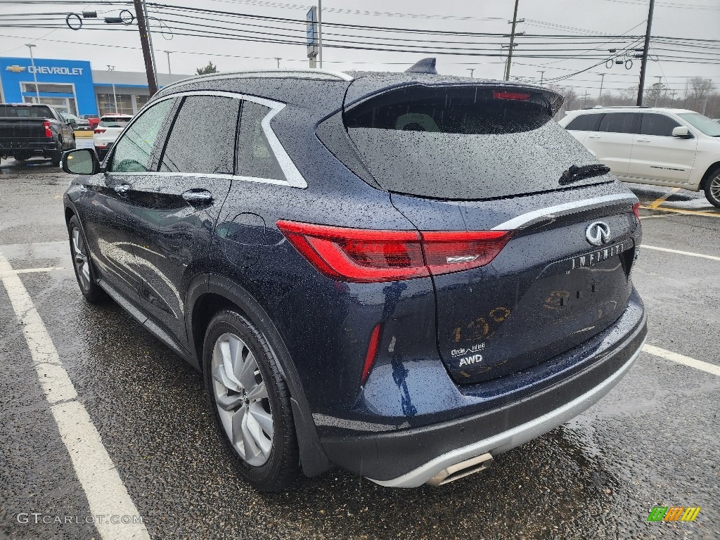2020 QX50 Luxe AWD - Hermosa Blue / Wheat photo #7