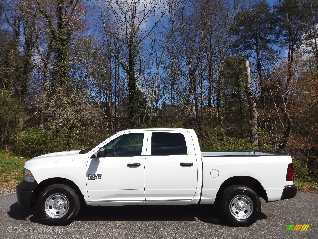 Bright White 2023 Ram 1500 Classic Tradesman Crew Cab 4x4 Exterior Photo #145764330