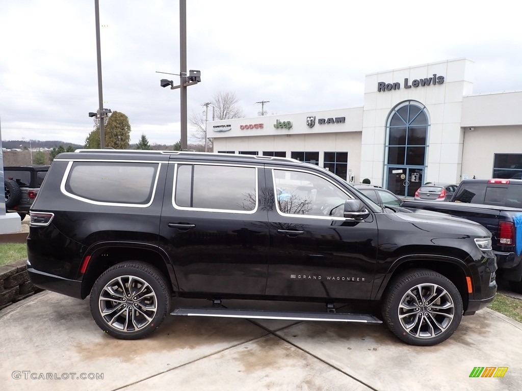 2023 Grand Wagoneer Series III 4x4 - Diamond Black Crystal Pearl / Global Black photo #6