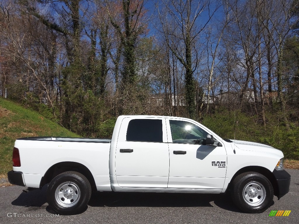 Bright White 2023 Ram 1500 Classic Tradesman Crew Cab 4x4 Exterior Photo #145764444