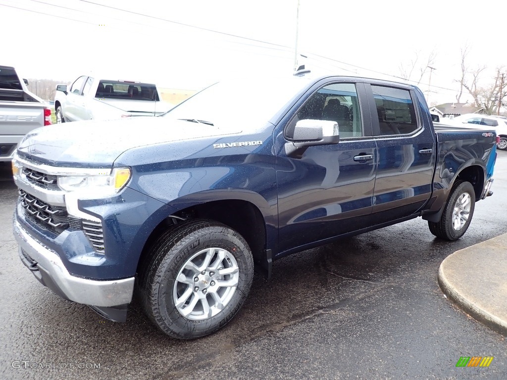 2023 Silverado 1500 LT Crew Cab 4x4 - Northsky Blue Metallic / Jet Black photo #8