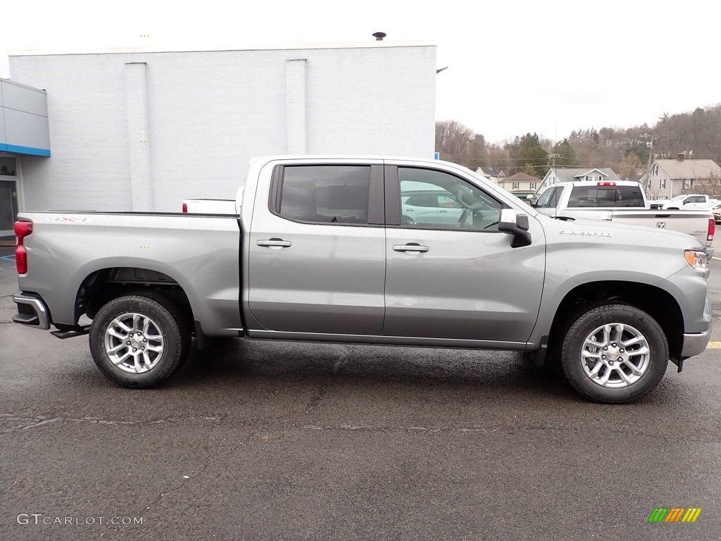 Sterling Gray Metallic 2023 Chevrolet Silverado 1500 LT Crew Cab 4x4 Exterior Photo #145765788